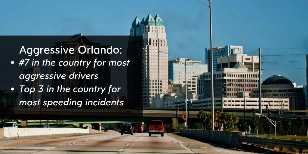 Orlando Placed High for Aggressive Drivers and Speeding Incidents - Brooks Law Group