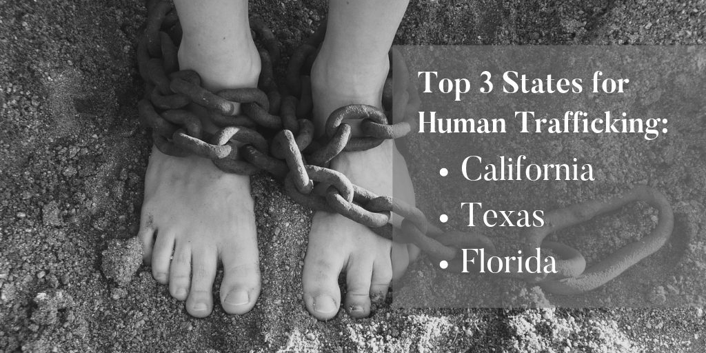 Top States for Human Trafficking - Brooks Law Group