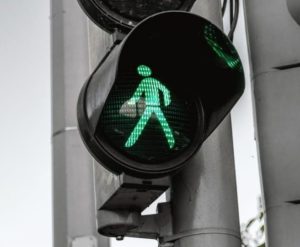 Pedestrian Walk signal in the most dangerous county in Florida