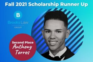 Ending Distracted Driving Anthony T. Fall 2021 Scholarship Runner Up